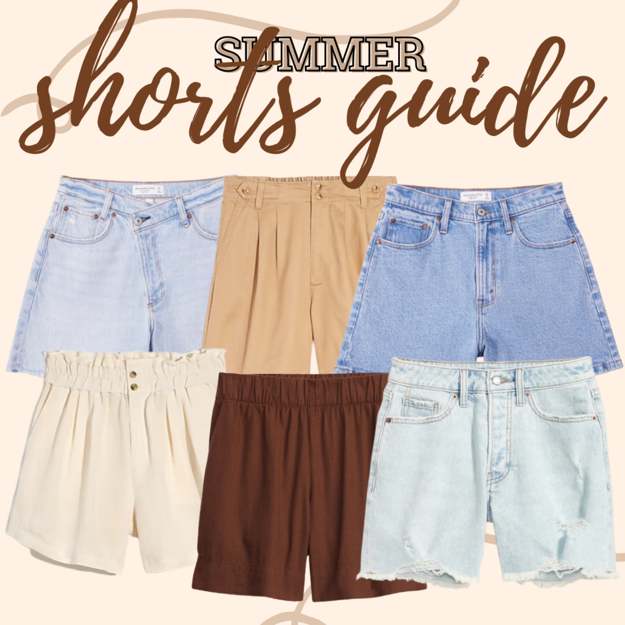 When you have thick thighs & a booty, finding the ideal short can be hard hard HARD. 

These shorts check all the things off the list: high waisted, no riding up, & super comfy! 

Sizing: 
- Abercrombie: 6/28 (curve love)
- Madewell: 6/28
- Old Navy: 6/28 (curve line) 

#LTKstyletip #LTKSeasonal #LTKcurves