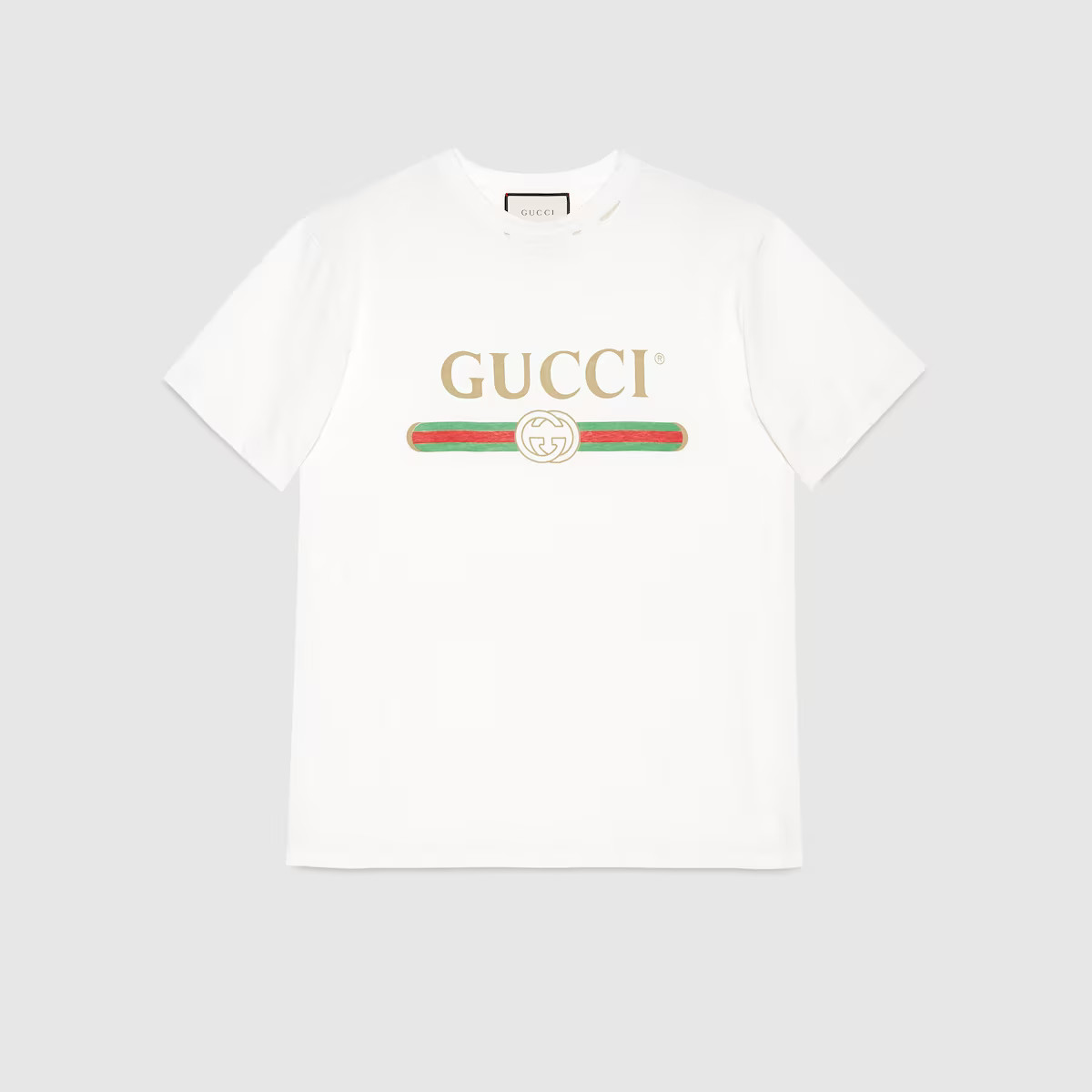 Gucci Oversize T-shirt with Gucci logo | Gucci (US)