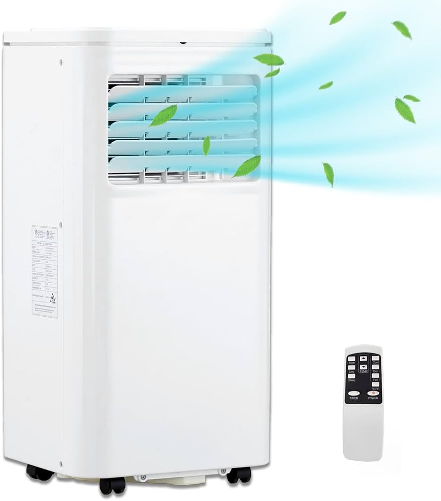 Garvee Portable Air Conditioner, 10000 BTU Portable AC Unit with Window kit, Pipe Cools, Remote u... | Amazon (US)