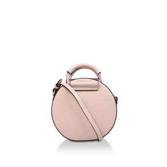 Kurt Geiger London Harriet Round X Body - Pink Leather Crossbody Bag | Kurt Geiger (Global)