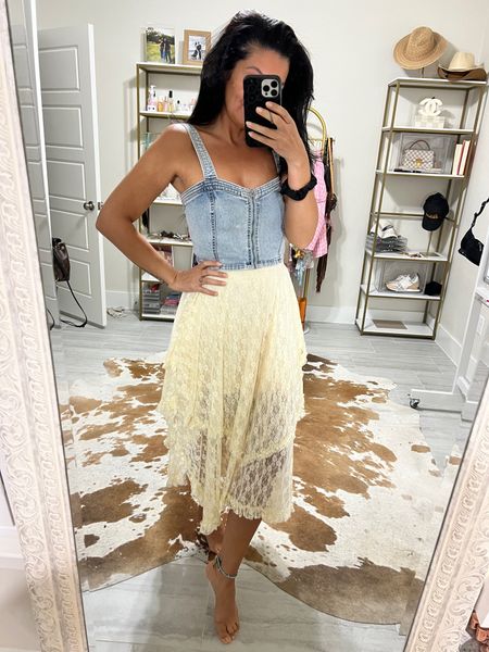 Country concert outfit
Summer outfit
Lace skirt

#LTKFestival