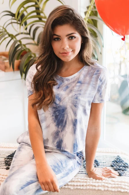 Tidal Dyed Tee | Amaryllis Apparel