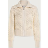 Eloise Zip-Through Knit | VARLEY US, Egret / S | Varley US