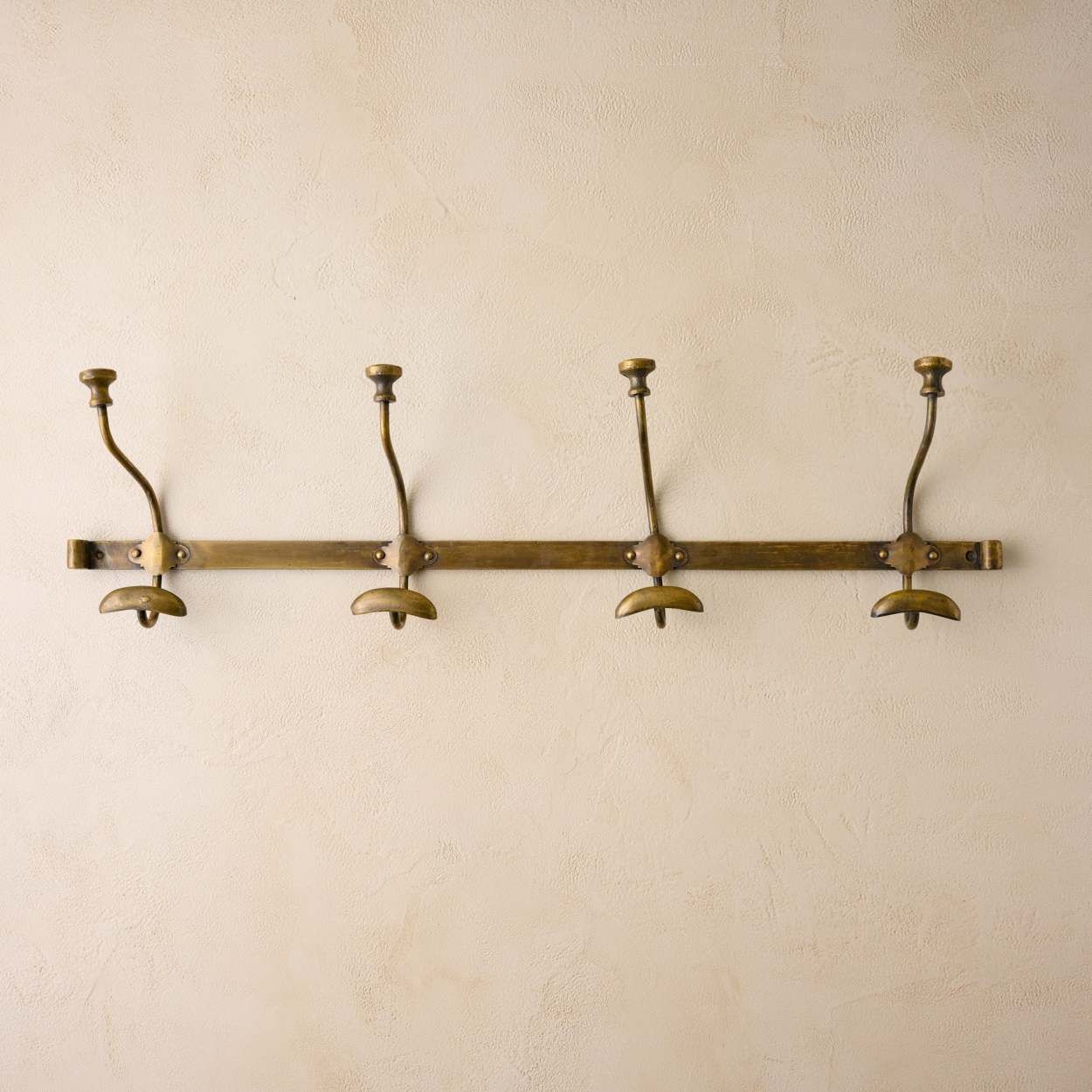 Duke Antique Brass Metal Wall Hooks | Magnolia