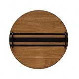 Creative Co-Op Decorative Wood Black Lines and Handles Tray, 16" L x 16" W x 4" H | Amazon (US)