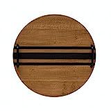 Creative Co-Op Decorative Wood Black Lines and Handles Tray, 16" L x 16" W x 4" H | Amazon (US)