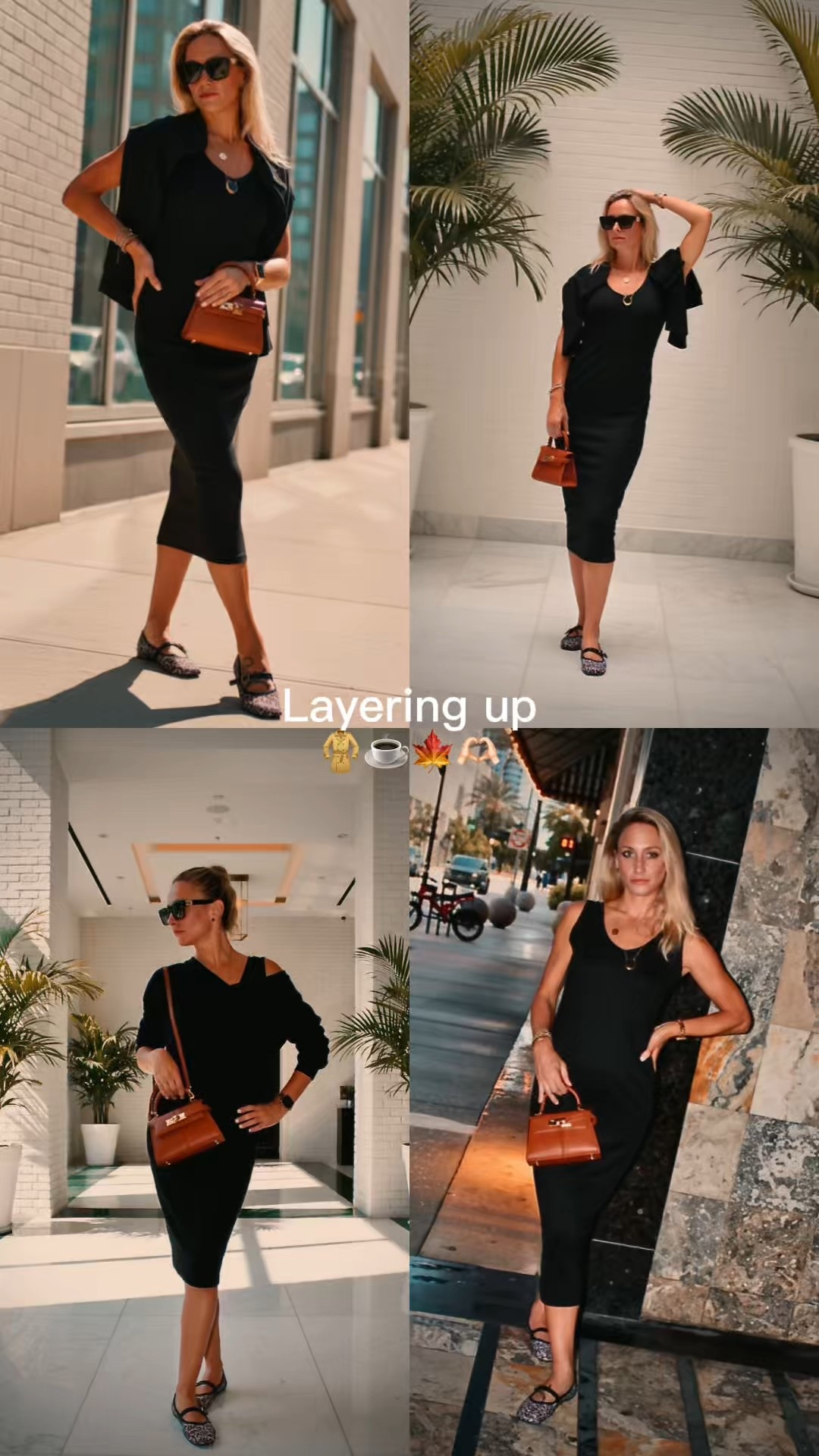 LTK Description
Effortless fall layering: a black mid-calf dress paired with an off-the-shoulder sweatshirt. Perfect for travel days or cozy strolls. Styled with leopard Mary Jane mesh flats for that pop of print! #LTKFall #TravelStyle

#LTKStyleTip #LTKOver40 #LTKSeasonal