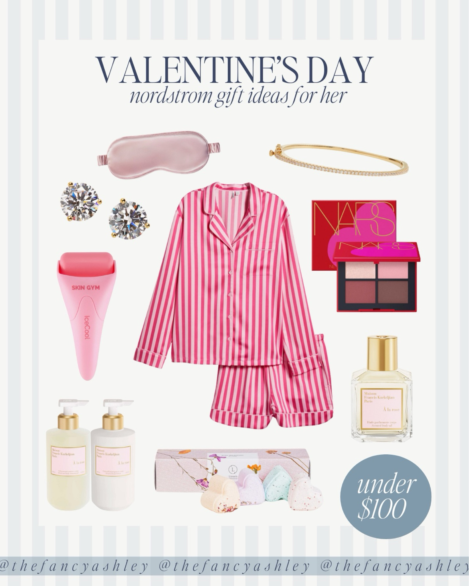 Nordstrom gifts for her under $100. Cute PJs, best perfume, cute jewelry, basically Valentine’s Day perfection. 

#LTKGiftGuide #LTKSeasonal #LTKFindsUnder100