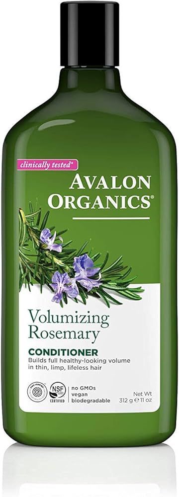 Avalon Organics Conditioner, Volumizing Rosemary, 11 Oz | Amazon (US)