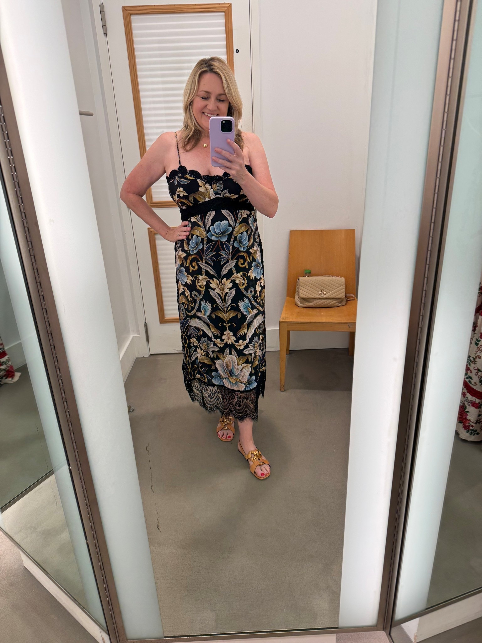 Beautiful print slip dress 

#LTKOver40 #LTKSeasonal #LTKMidsize