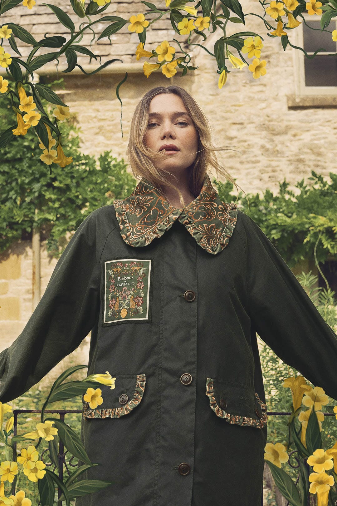Maria-Clara Waxed Jacket | FARM Rio | Farm Rio UK