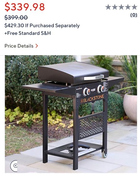 Blackstone griddle on sale today at @qvc - this sold out in five hours last year! - includes the griddle, hood cover & all the accessories - three spatulas and and hamburger press. This size is pretty ideal and easy to cart around! Duo burner grill #qvc #LoveQVC #ad

#LTKsalealert #LTKhome