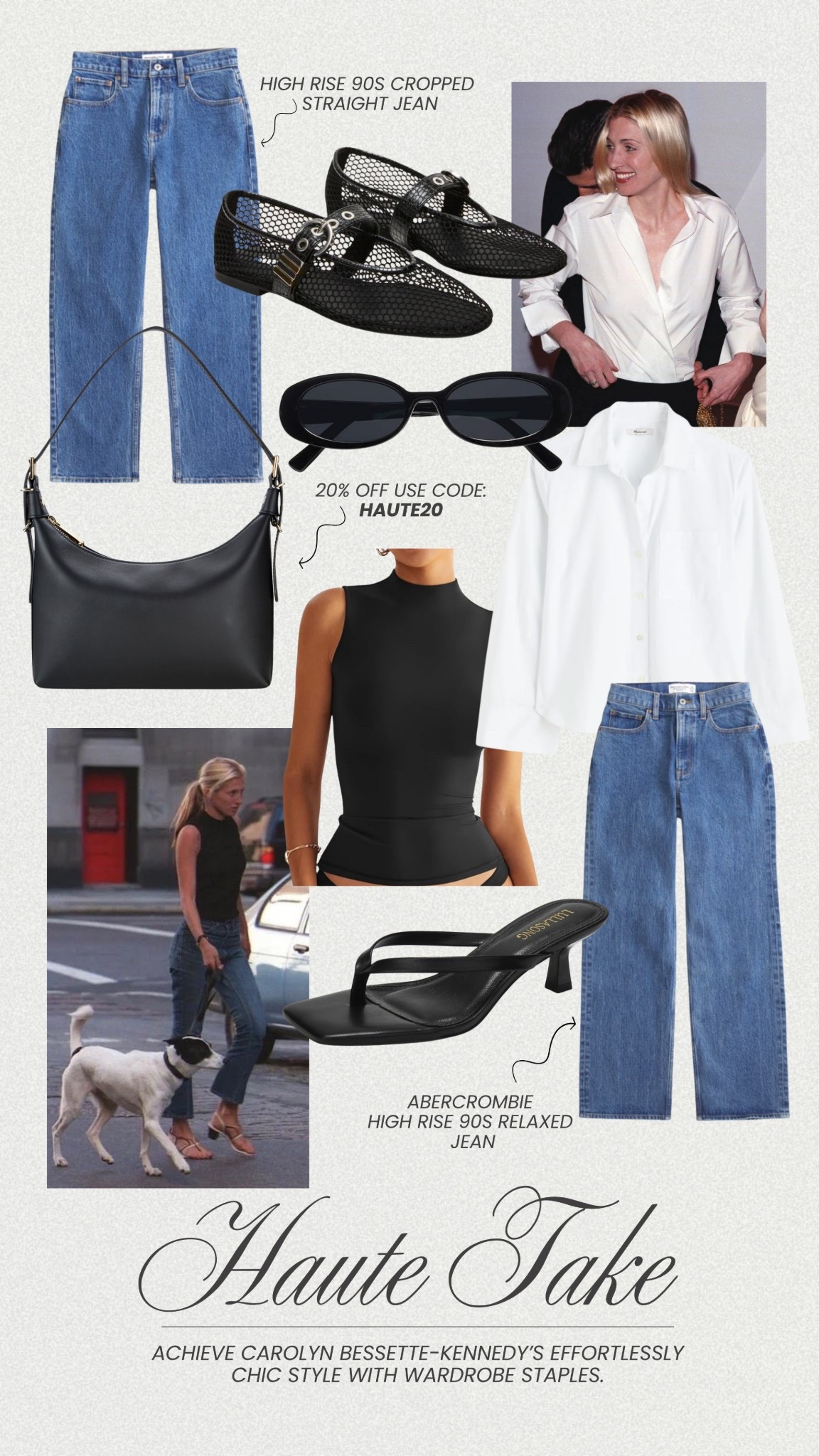 Achieve Carolyn Bessette-Kennedy’s effortlessly chic style with wardrobe staples!

Right now save on these Abercrombie jeans 20-40% OFF everything! 

#abercrombie #closetstaples #amazonfashion #basics #giginewyork #handbag #90sfashion


#LTKSaleAlert #LTKPetite #LTKSeasonal