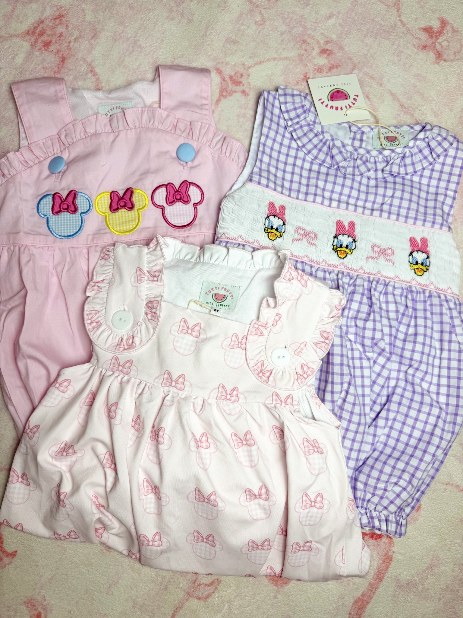 Cutest Disney outfits for your toddler! Code IVY10 can be used at Tutti Frutti 🐭🎀 

#LTKBaby #LTKKids #LTKFindsUnder50