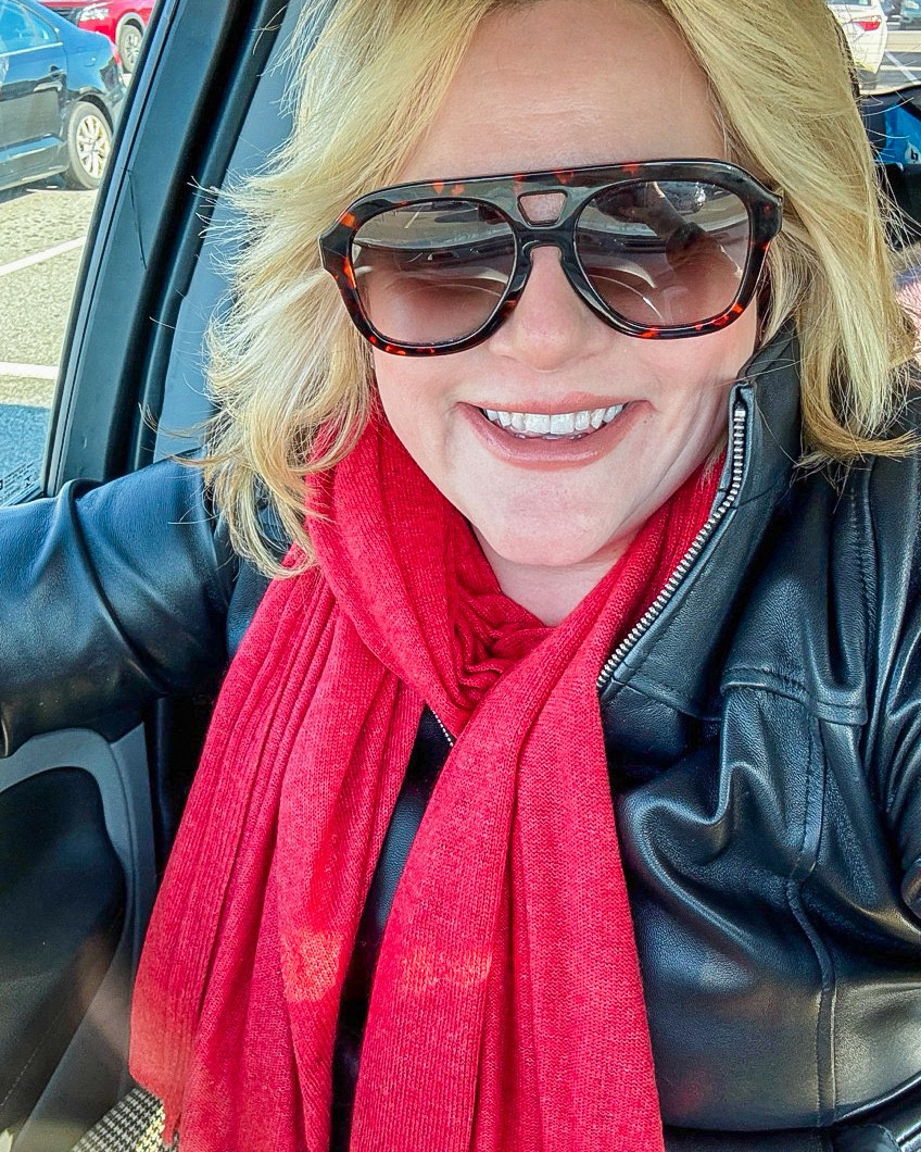 More of me shamelessly trying to emulate the outfits I saw the stylish ladies in France wearing .
I noticed a common theme is wearing natural fibers- wool, cashmere, leather, cotton, etc.
While these materials cost more (sometimes significantly) than polyester blends, the French seem to have no desire whatsoever to collect masses of clothing. From my observation, they went fewer pieces, but of the highest quality they can obtain. I’ve decided that this will now be my way of shopping going forward.

Leather jacket, cashmere, wool pants, barrel pants, scarfs, fall outfit, Thanksgiving outfitt

#LTKVideo #LTKStyleTip #LTKSeasonal