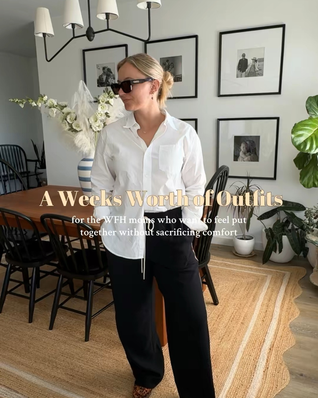 I know how easy it is to fall into a roll out of bed, put sweats on and do drop off > WFH without giving your outfit another thought. These outfit ideas are almost as easy to throw together and as comfortable but make you look that much more pulled together.

#LTKSeasonal #LTKMidsize #LTKWorkwear
