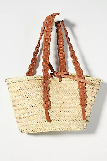 Alohas Woven Basket Tote | Anthropologie (US)