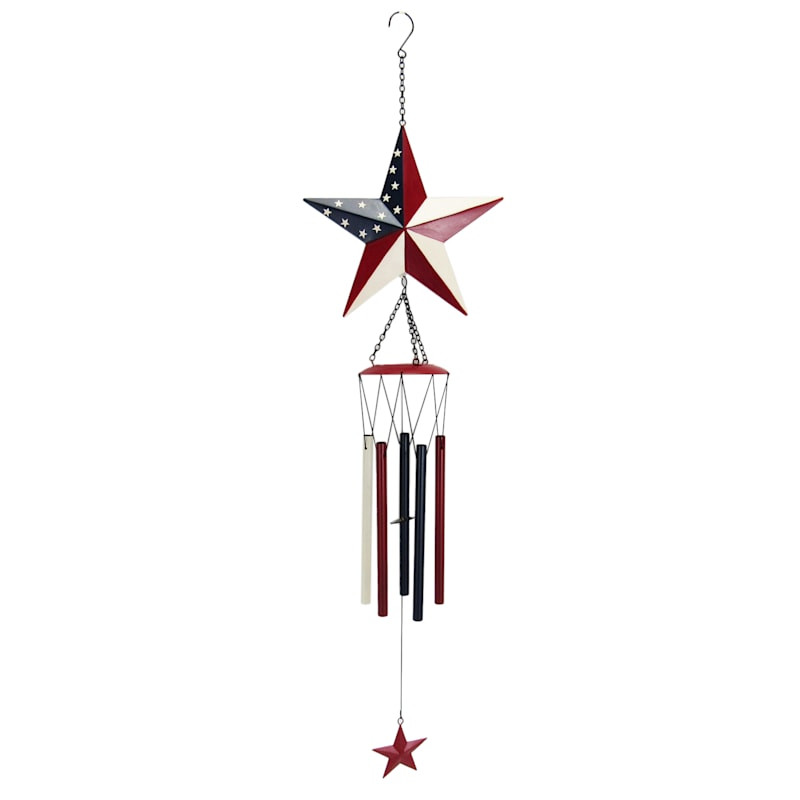 Patriotic Metal Wind Chime, 31" | At Home
