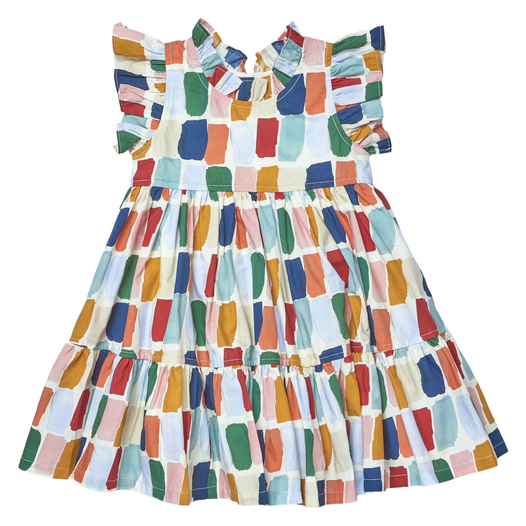 Girls Jennifer Dress - Fall Paint Swatches | Pink Chicken