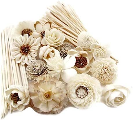 Fulllight Aroma Set, 10 Mixed Difference Flowers Diffuser Sesbania Wood with 20 Grams Reed Diffus... | Amazon (US)