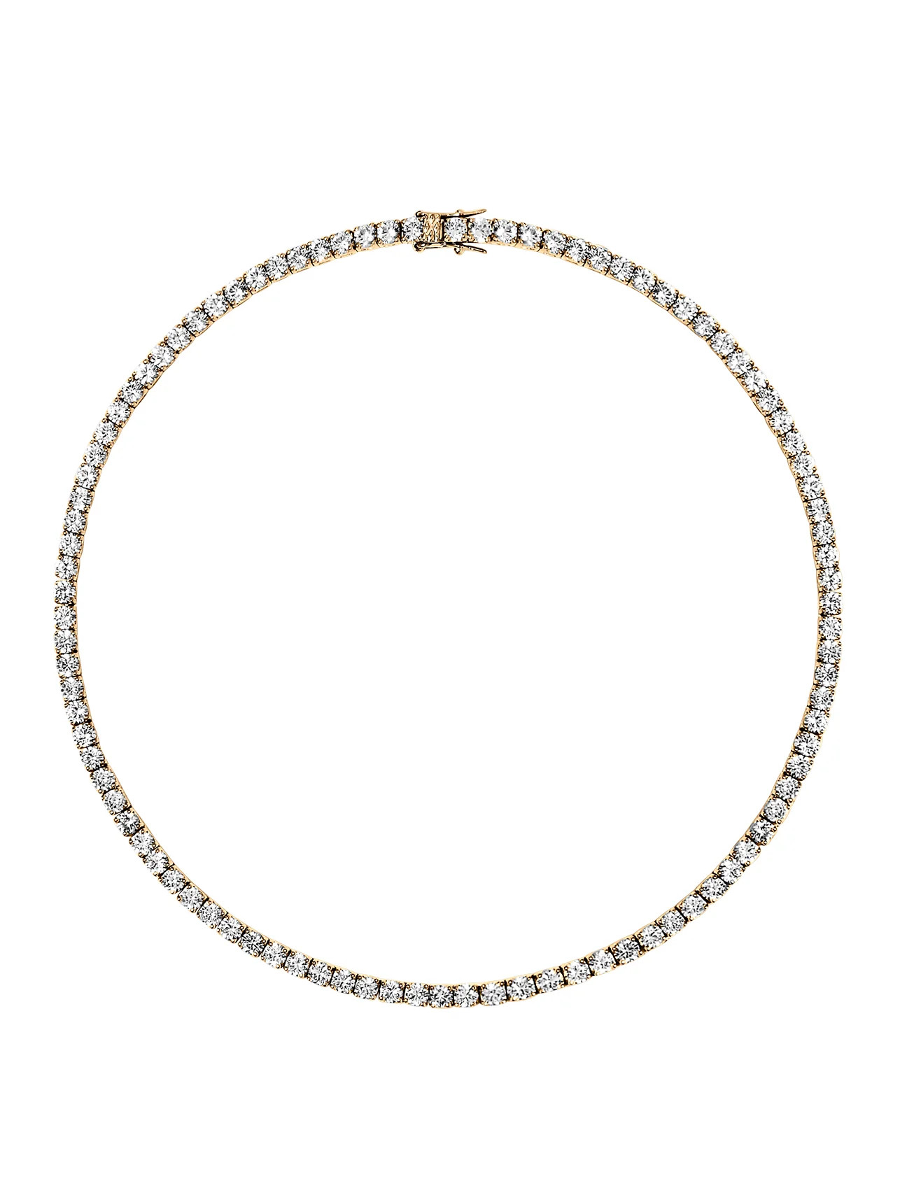 KATE RIVIÈRE NECKLACE IN 3.75MM LAB WHITE SAPPHIRE | Dorsey