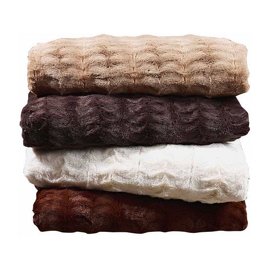 Cathay Home Faux Fur Midweight Blanket | JCPenney