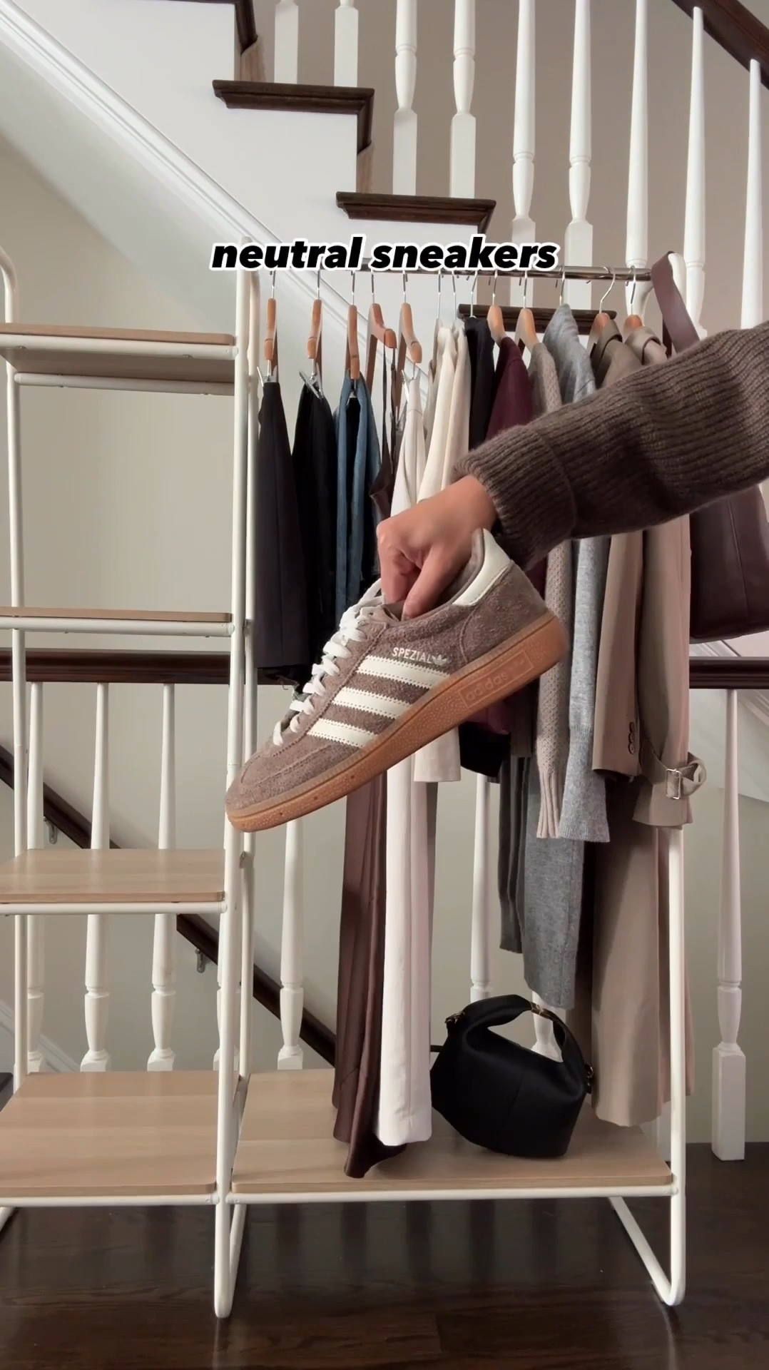 My favorite Adidas sneakers and color way were restocked but small sizes going quickly.

Earth strata is the Perfect color and the Spezial style is so comfy and supportive. Runs big so size down (mine are women’s 5 with a little room). Ships free from foot locker with a free customer account

smart casual capsule wardrobe: 

1. Trench coat: Oak Fort XXS in “brindle” . Runs oversized & long. FYI buyer needs to pay return shipping fees. Linked similar from ann Taylor petite and Br petite 

2. Blazer: Old Navy xs petite. Relaxed boyfriend fit on me 

3. Cardigan: Quince xs

4. Crewneck sweater: Everlane honeycomb xxs. Old, linked their current versions. 

5. Accent color sweater: Quince shrunken cashmere sweatshirt XS 

6. Layering tops: Gap xs petite  

7. White tee: COS xs (the off white color) 

8. Slip silk dress: Quince xs 

9. Trousers: Aritzia 0 short (“shorter” is ideal for my 5’ height) 

10. Blue jeans: Levi’s 24 x 27 

11. Slim ankle jeans: Madewell 24 hems cut, or recommend Levi’s wedgie straight with finished hem 

12. Black Skort: Abercrombie xxs 

13. Bucket tote: Madewell chocolate raisin 

14. Crossbody bag: Polene with my own strap, not linkable 

15. Sneakers: Adidas Spezial women’s 5 

16. Kitten heels: Gucci 35 

17. Flats: Sezane 5, earth strata gum. worn with heel inserts 

18. Ankle boots: Madewell and Amazon 5 

19. Tall boots: Schutz 5.5 (runs small and narrow)

Petite friendly wardrobe, coats, lifestyle sneakers, sweaters 

#LTKPetite #LTKSeasonal #LTKWatchNow