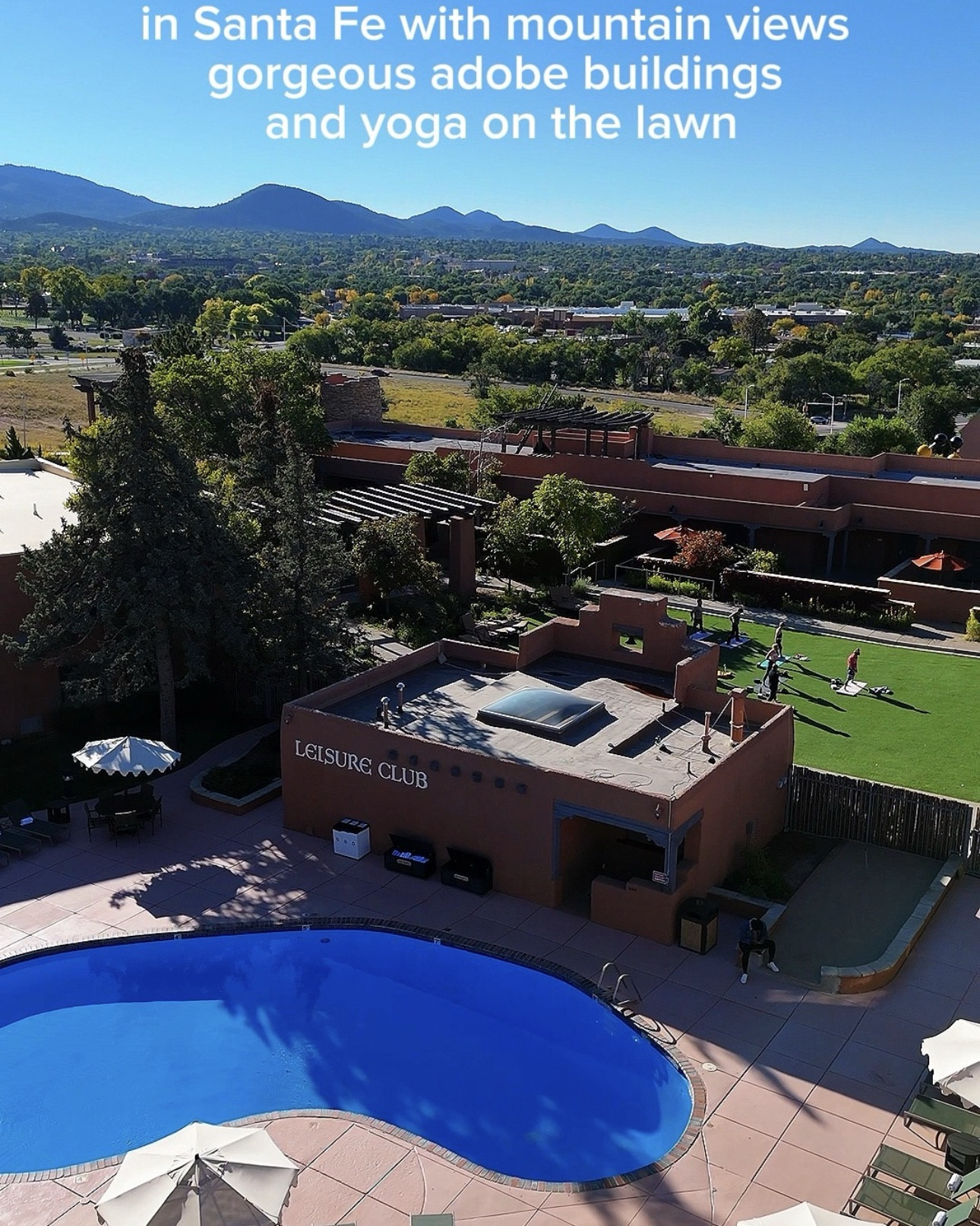 Ive included price comparisons below. Dont trust the prices listed. Its best to click all the links and put in your dates to find the best price  
.
Santa Fe is known for its iconic adobe architecture, but Hotel Glorieta adds something extra special with  mountain views and resort-style relaxation.
.
Here’s what makes Hotel Glorieta the hotel you’ll want to visit when you’re in Santa Fe:
🌄 Perched on a hillside overlooking downtown with beautiful views of the Sangre de Cristo Mountains
🛏️ Cozy Adobe style  Southwestern-inspired design and  earthy textures, 
🧘‍♀️ Wellness extras including yoga classes on the lawn
🏊 Relaxing pool + soaking tub perfect after a day exploring the city
🍸 Lady Duff’s Lounge is stunning, with moody interiors and decadent bites
🎶 The Marigold Room has live music, dancing, and special events
✨ It’s one of those stays that’s beautiful to look at, but even better once you experience everything it offers.
.
.
.
.
.
.
.
.
#tiktokgorisingstarsl2 Santa Fe luxury hotel, boutique stay Santa Fe New Mexico, mountain view hotel Santa Fe, adobe style hotel Santa Fe, romantic hotel Santa Fe, best hotels in Santa Fe for couples, stylish stay Santa Fe, hotel with pool Santa Fe New Mexico, where to stay in Santa Fe, luxury resort Santa Fe, girls trip hotel Santa Fe, Southwest style hotel New Mexico, relaxing hotel Santa Fe, Santa Fe vacation hotel, unique hotels in Santa Fe, wellness hotel Santa Fe, yoga hotel Santa Fe where to do outdoor yoga 