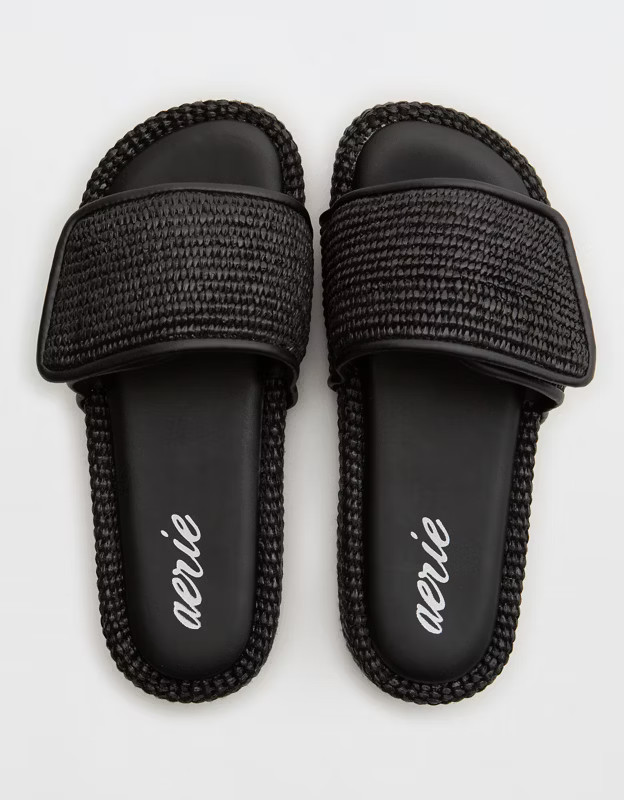 Aerie Straw Sandal | Aerie