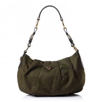 PRADA

Tessuto Nylon Hobo Black Green | Fashionphile
