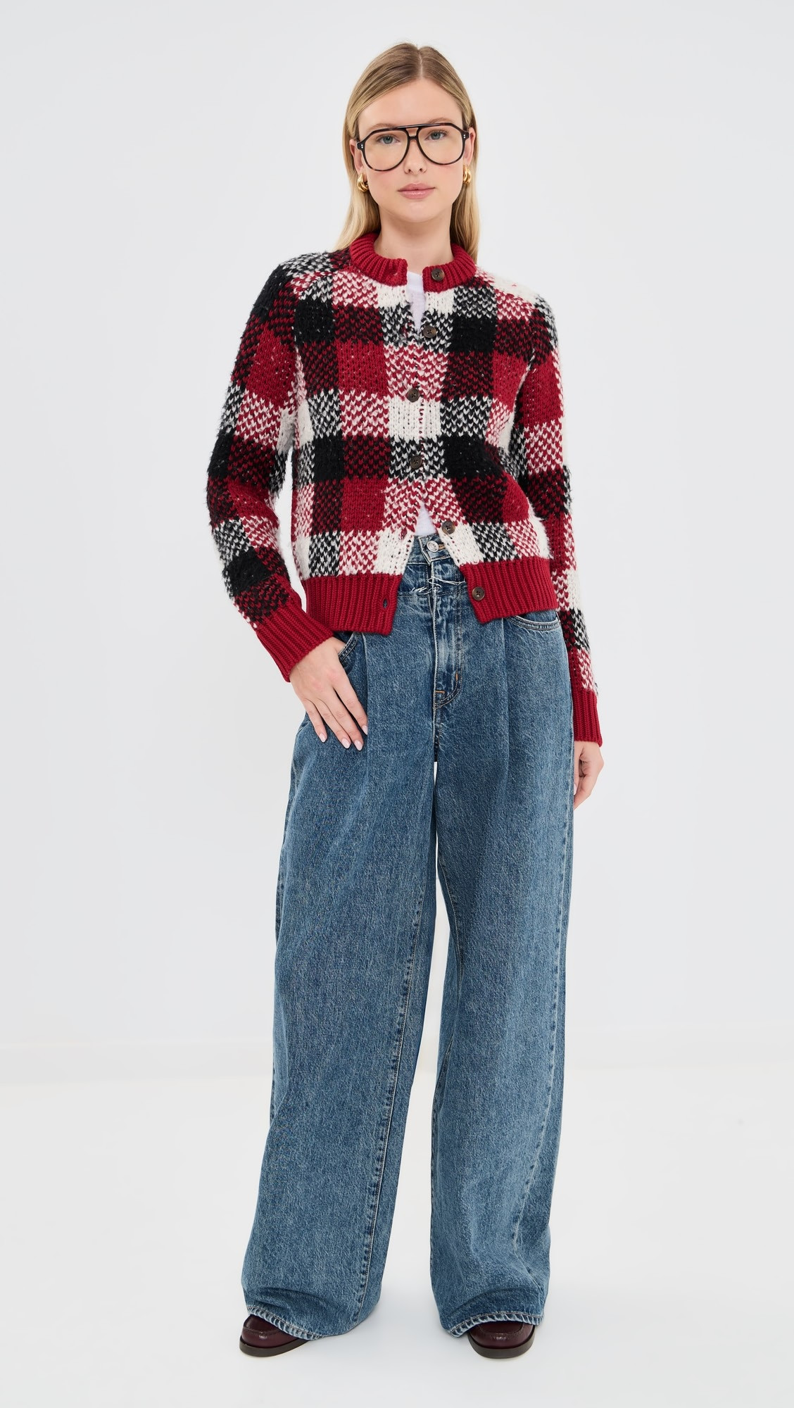 Buffalo Plaid Cardigan | Shopbop