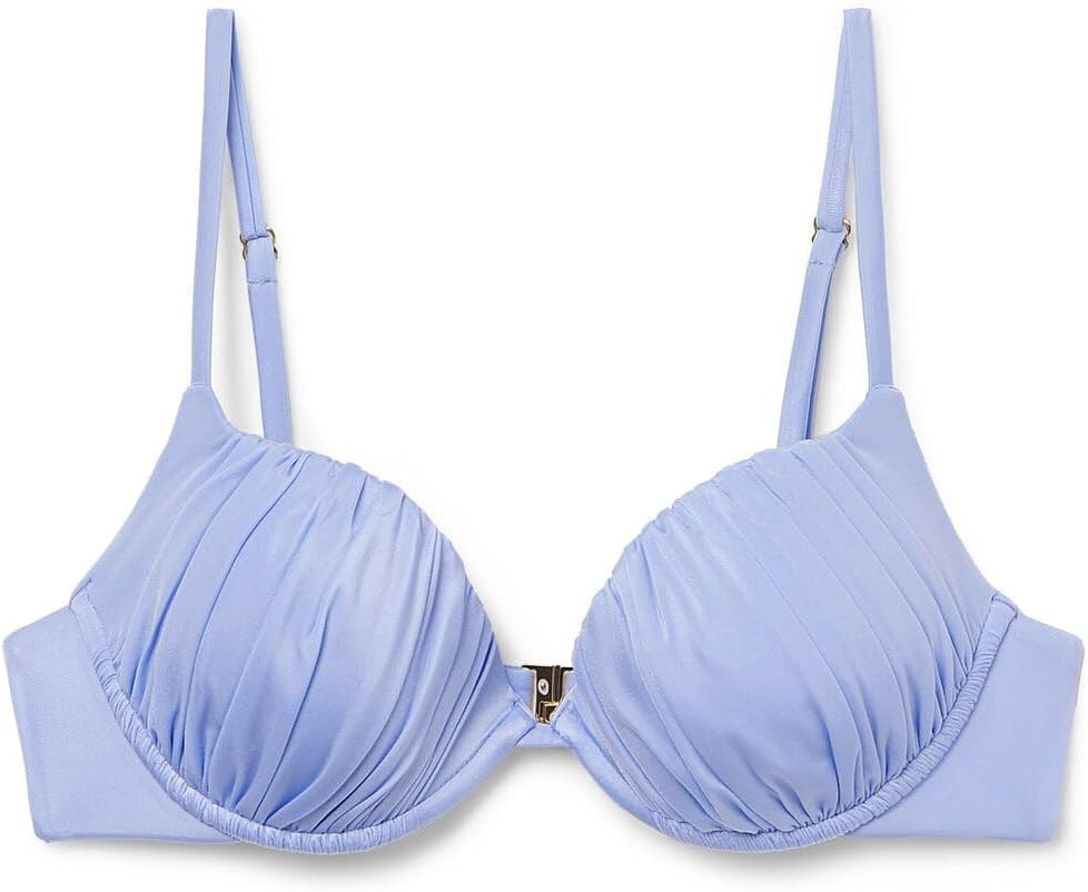 CALZEDONIA Woman's Push Up Swimsuit Shiny Satin | Amazon (US)