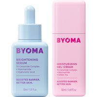 BYOMA Brightening Serum 30ml and Moisturising Gel Cream 50ml Bundle | Cult Beauty