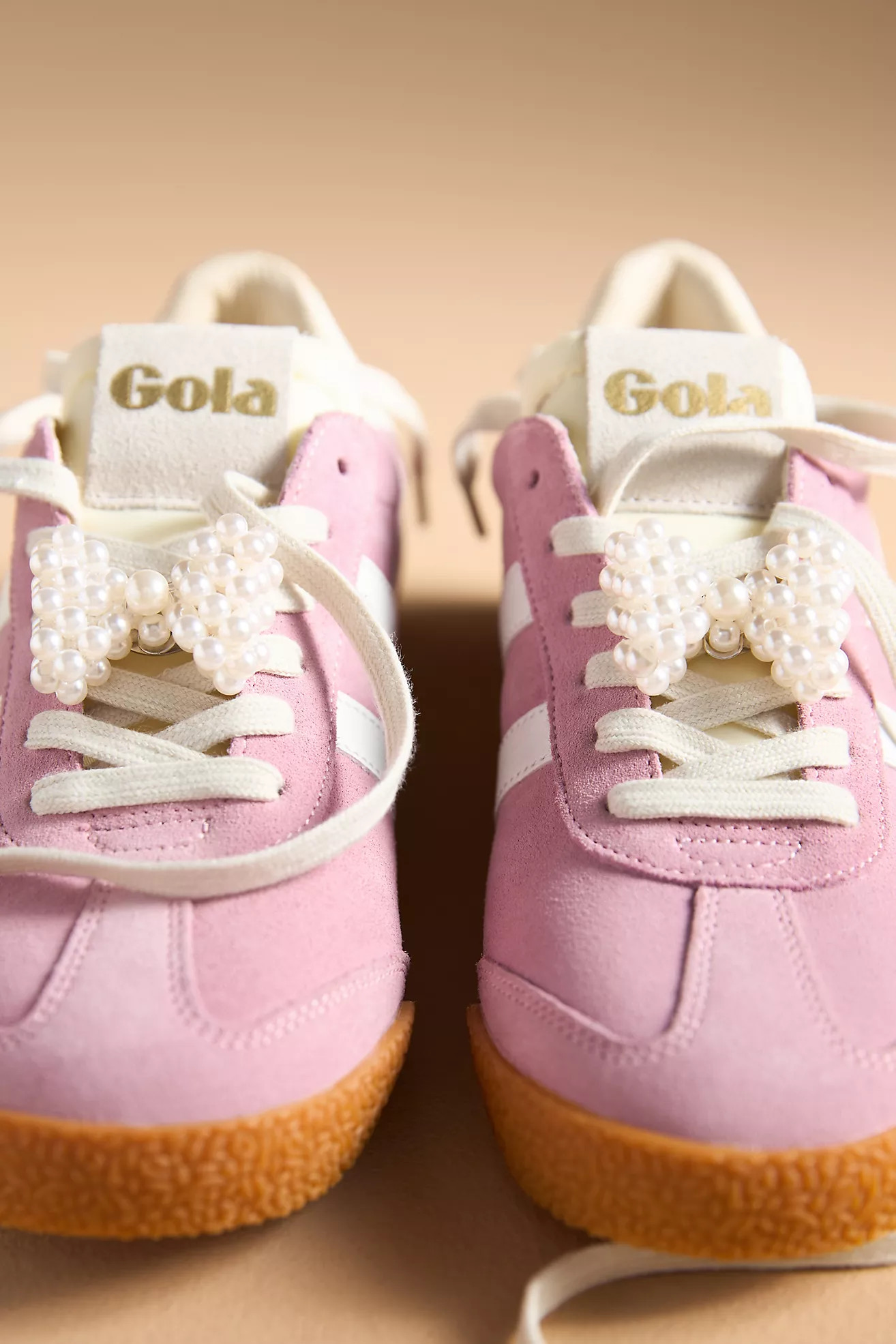 Serefina Pearl Bow Shoe Charms, Set of 2 | Anthropologie (US)