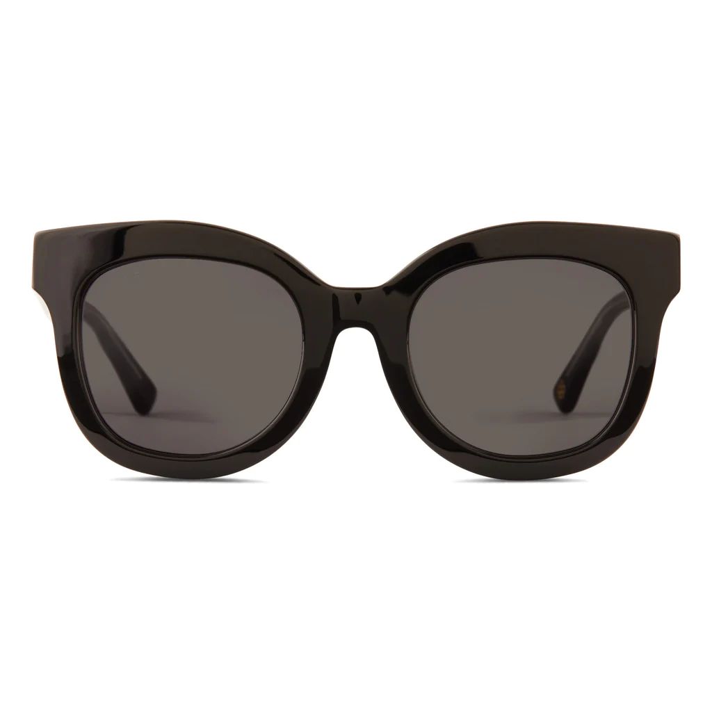 COLOR: mollie   black   grey sunglasses | DIFF Eyewear