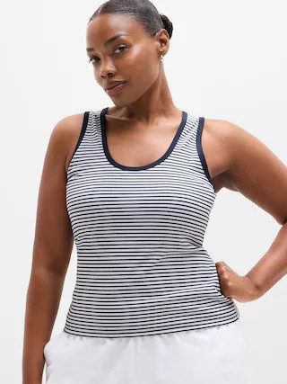 Signature Rib Scoop Tank | Athleta