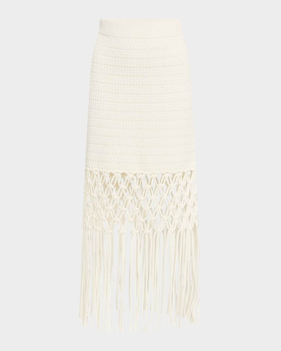 Rails Sevilla Crochet Knit Skirt | Neiman Marcus