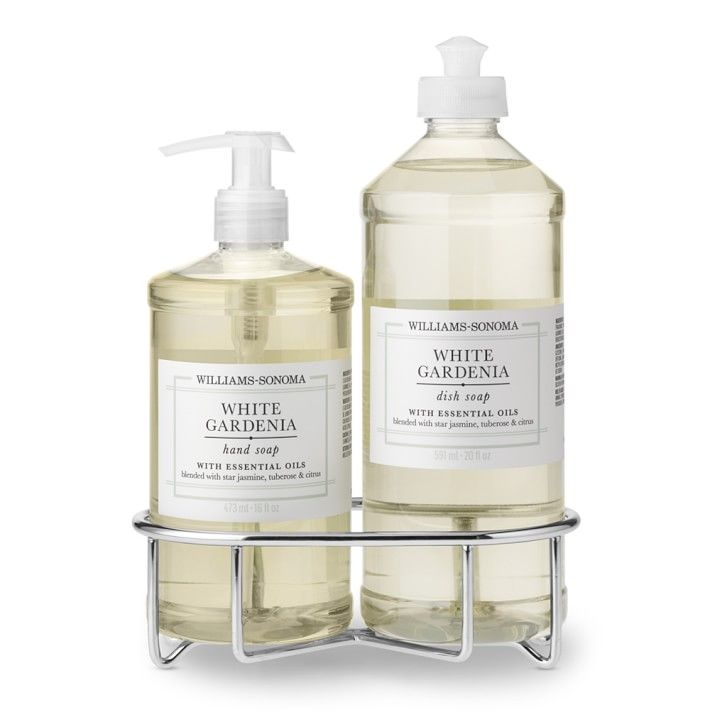 Williams Sonoma White Gardenia Hand Soap & Dish Soap 3-Piece Kitchen Set | Williams-Sonoma
