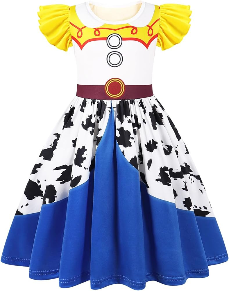 Cowgirl Costume Girls Toddler Princess Dress up Birthday Outfits Halloween Role Play Clothes | Amazon (US)