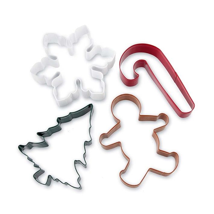 Williams Sonoma Holiday Cookie Cutters on Ring, Set of 4 | Williams-Sonoma