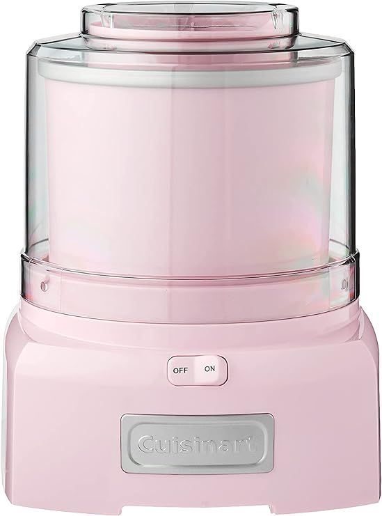 Cuisinart ICE-21PK Frozen Yogurt - Ice Cream & Sorbet Maker, Pink, 1.5 Quart | Amazon (US)