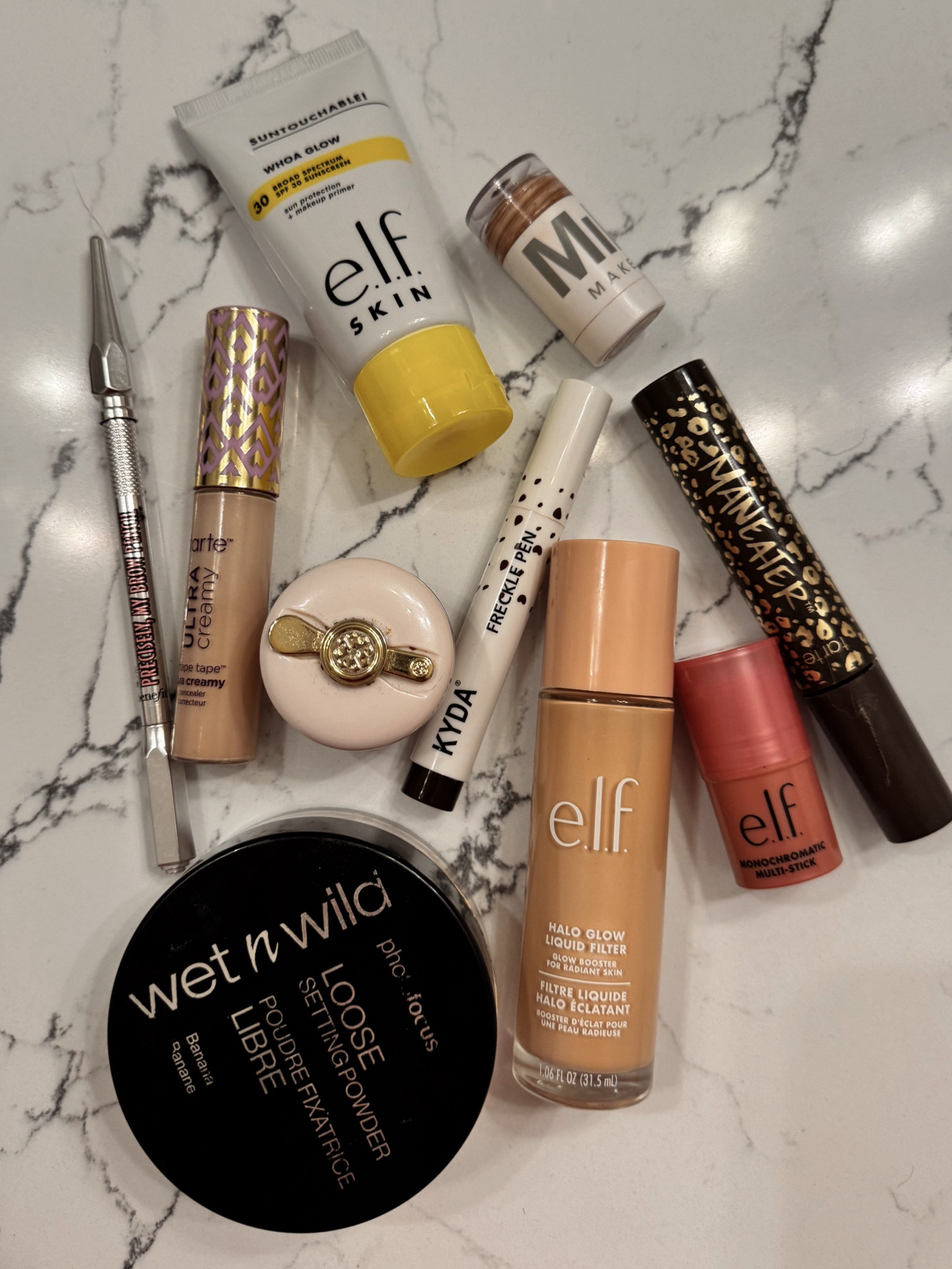 Freckle friendly makeup routine. Exact color matches below...

Sunscreen: sunlight 
Halo glow filter: 0.5 fair 
Freckle pen pj of 2: dark & light 
Shape tape: 22B
Eyebrows: 2.5 
Bronzer stick: BAKED 
Blush stick (multi use): dazzling peony 
Mascara: brown 

#LTKBeauty #LTKFindsUnder50 #LTKSaleAlert