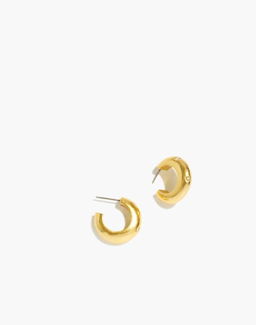 Lightburst Chunky Small Hoop Earrings | Madewell