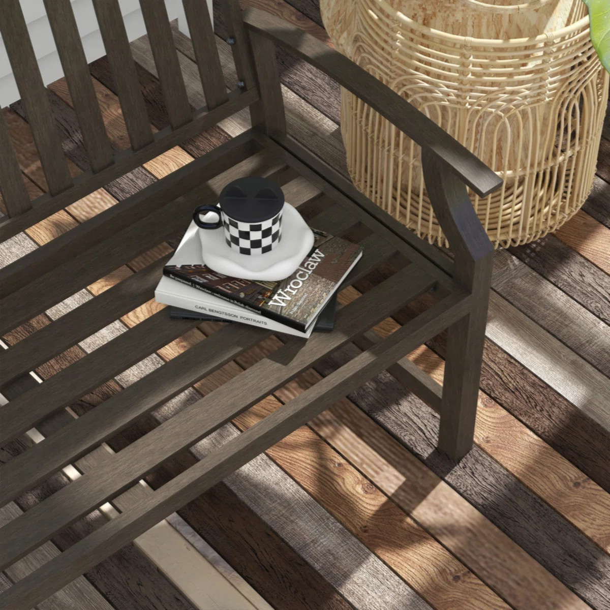Altha Steel Outdoor Bench | Wayfair North America