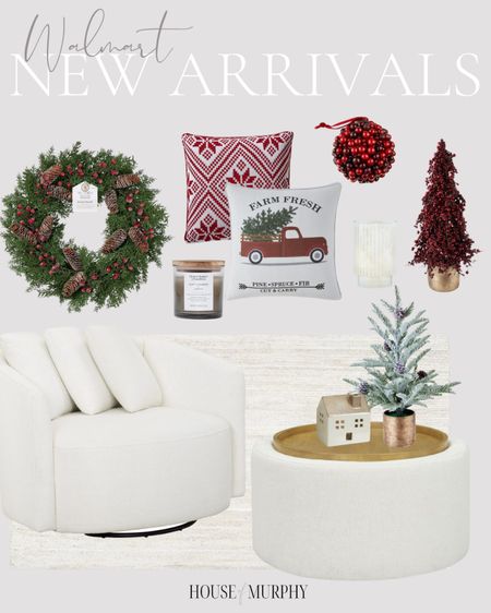 New holiday arrivals at Walmart

Swivel chair | red berry wreath | ornaments | Christmas tree | affordable home decor | holiday home | holiday pillows | candles | living room | sitting room

#LTKSeasonal #LTKHoliday #LTKfindsunder100