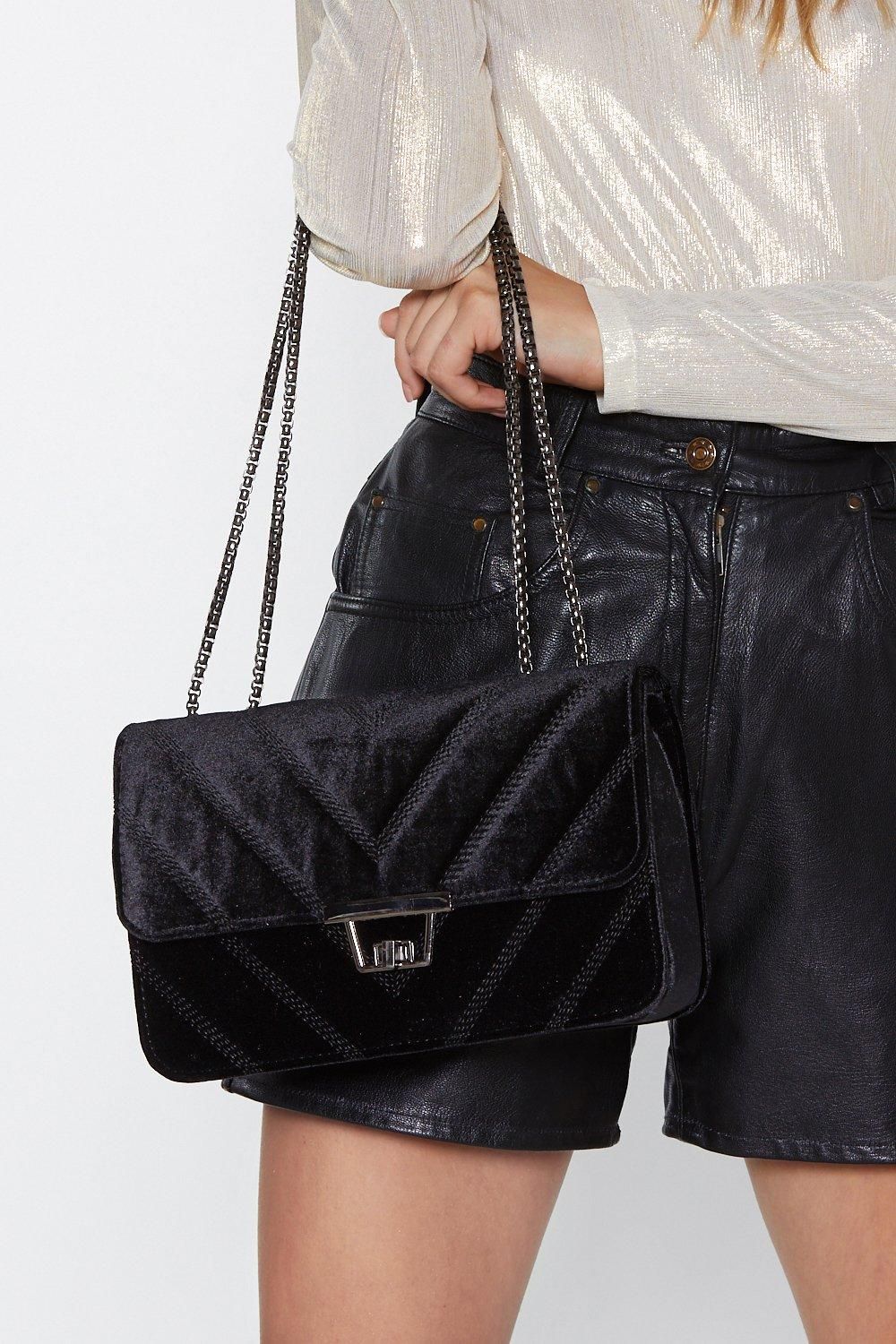 WANT Luxe Good Babe Velvet Bag | NastyGal (US & CA)