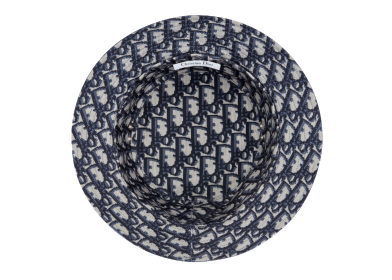 Dior Reversible TeddyD Small Brim Bucket Hat Oblique in Blue | StockX