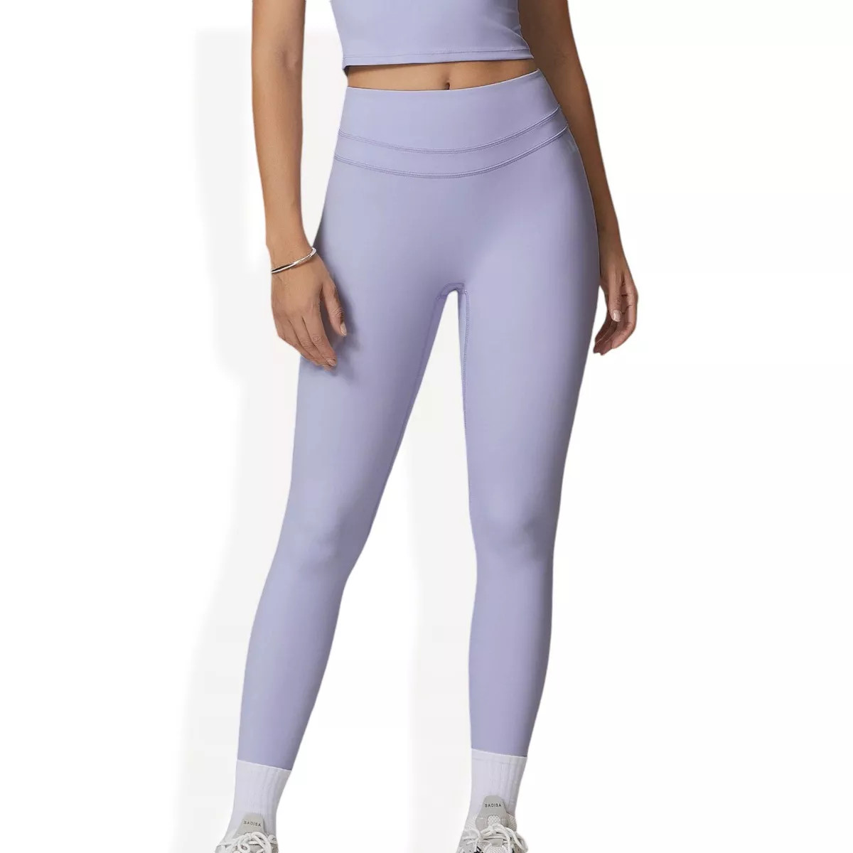 Anna-Kaci Women's High-Waisted Compression Leggings with Crossover Waistband | Target