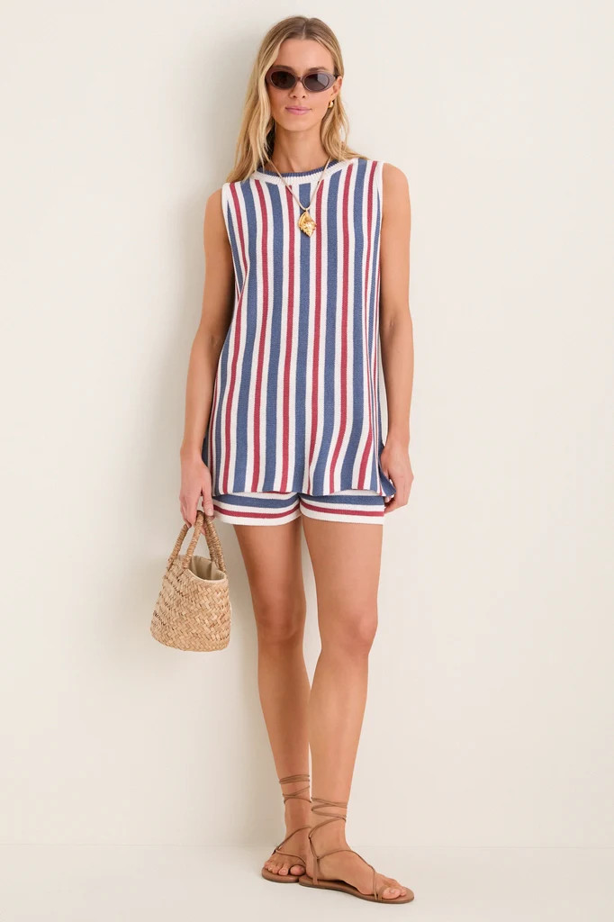 Regatta Stripe Knit Wells Top | Tuckernuck (US)