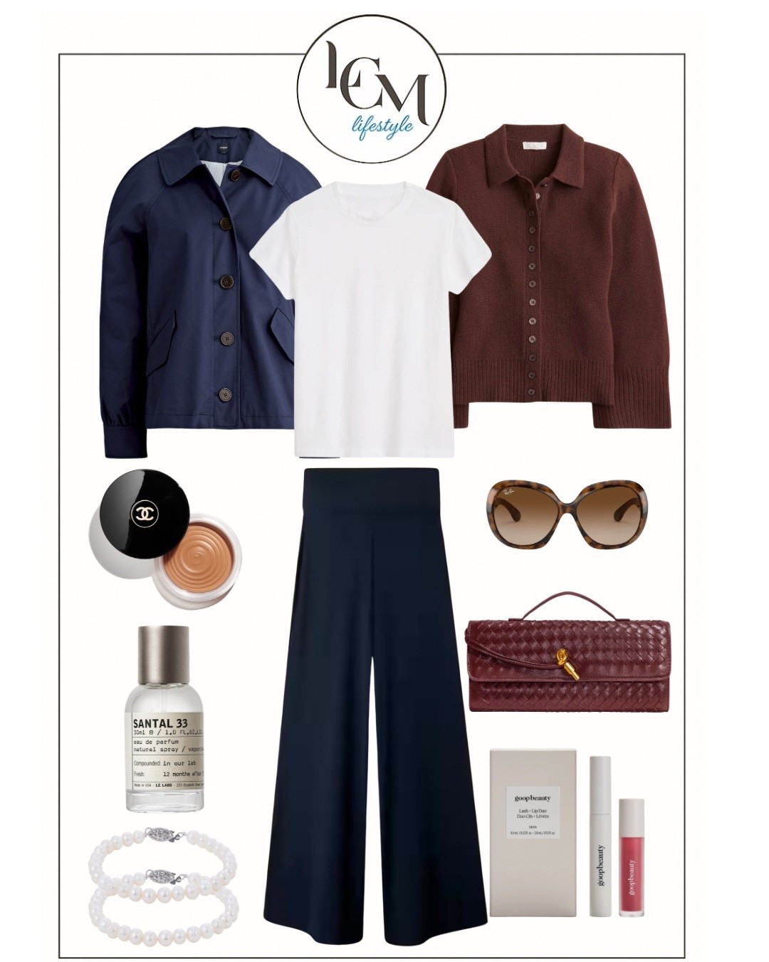 Look 1 of 3 🤍

Starting with a forever favorite: a navy jacket styled the polished, everyday way. Paired with a crisp white tee, fluid navy trousers, rich chocolate knit, and burgundy brown bag for that quietly elevated contrast.

Classic. Layered. Effortless.
This is how I build outfits that feel pulled together without trying too hard.

Everything linked here...

#LTKActive #LTKBeauty #LTKmomlife